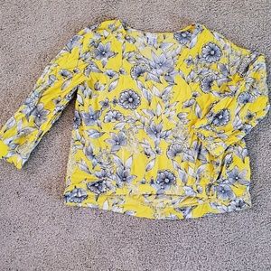 A New Day| Women's 3/4 Length Floral Top